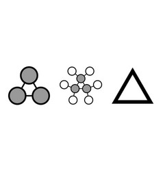 Cyclopropane Cycloalkane Molecule Used