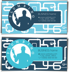 Business Card Plumbing Concept Plumber