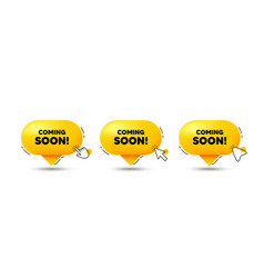 Coming Soon Tag Promotion Banner Sign Click Here