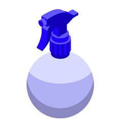 Spray Clean Icon Isometric Plastic Bottle