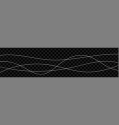 Abstract Wavy Thin Line Squiggle Elements Banner