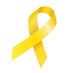 Childhood Cancer Awareness Month Yellow Ribbon