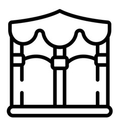 Pergola Landscape Icon Outline Gazebo