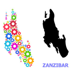 Workshop Mosaic Map Zanzibar Island Multi