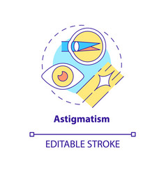 Astigmatism Concept Icon