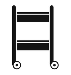 Clinical Cart Icon Simple Healthy