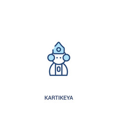 Kartikeya Concept 2 Colored Icon Simple Line