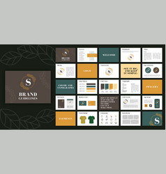 Brand Guidelines Template Logo Guide Book