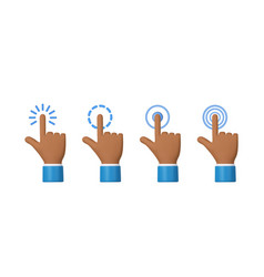 3d Hand Pointing Icon Design