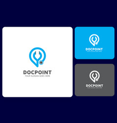 Doctor Point Logo Design Template