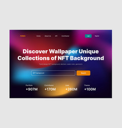 Nft Website Ui Design Template