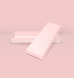 Pink Rectangular Package For Snacks Food