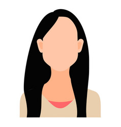 Woman With Long Black Hair