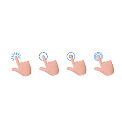 3d Hand Pointing Icon Design