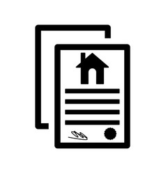 Real State Property Document Icon