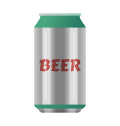 Aluminium Beer Drink Can Mockup Isolated On White