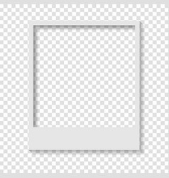 Blank Transparent Paper Polaroid Photo Frame