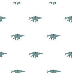 Ichthyosaur Dinosaur Pattern Seamless