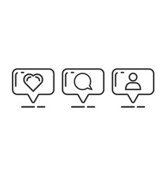 Gray Social Media Icons And Outline Style