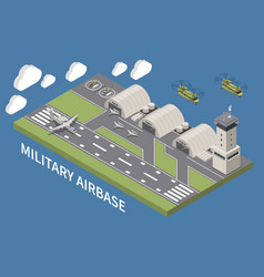 Military Air Force Base Isometric