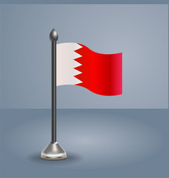 State Table Flag Of Bahrain