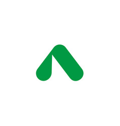 Triangle Green Mountain Path Street Abstract Logo