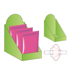 Box Packaging Die Cut Template Design 3d Mock-up