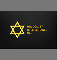 Holocaust Remembrance Day Concept