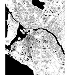 Map Of The City Of Oulu Finland