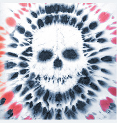 Tie Dye Shibori Skulls Pattern Skull Watercolour