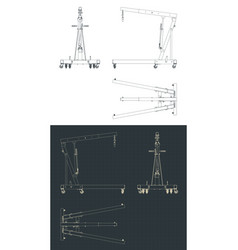 Folding Engine Crane Blueprints