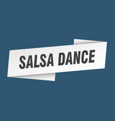 Salsa Dance Banner Template Dance Ribbon