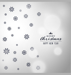 Elegant Christmas Snowflakes Background Design