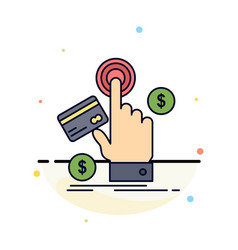 Ppc Click Pay Payment Web Flat Color Icon