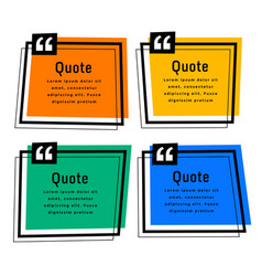 Cartoon Style Testimonial Quote Mark Template