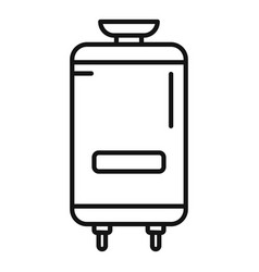 Line Art Of A Hot Water Heater