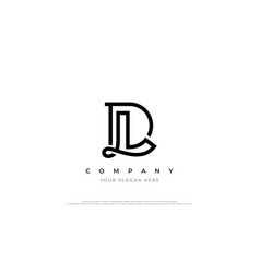 Initial Letter Ld Or Dl Logo Design Template