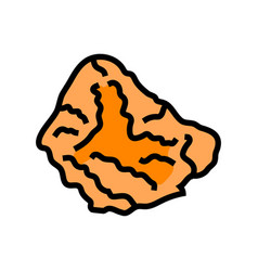 Nugget Fried Chicken Color Icon