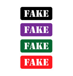 Set Of Fake Stamp Symbol Label Sticker Sign