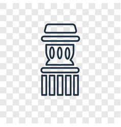 Column Concept Linear Icon Isolated