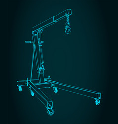 Folding Engine Crane