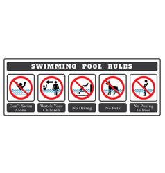 Swimming Pool Rules