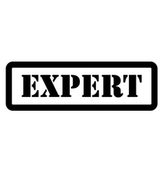 Expert Stamp Symbol Label Sticker Sign Button