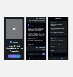 Chat Assistant Ui Design Template