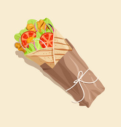 Detailed Nutritious Shawarma