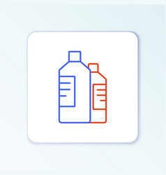 Line Plastic Bottles For Laundry Detergent Bleach