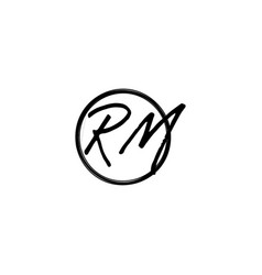 Rm Street Style Modern Initial Logo Concept