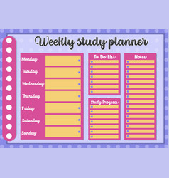 Weekly Lesson Plan To-do List