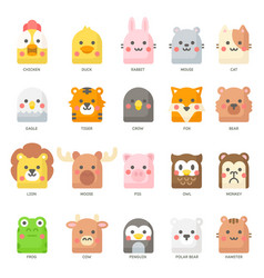 Cute Animals Head Collection