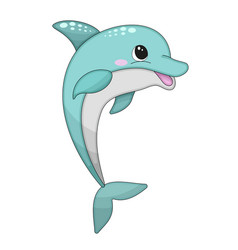 Cute Happy Dolphin